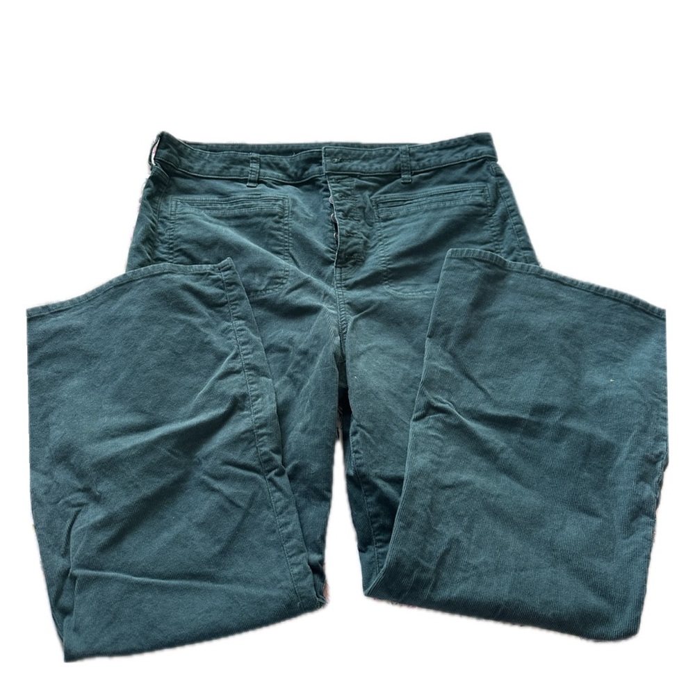 Teal Flare Cordurouys